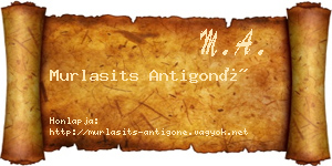 Murlasits Antigoné névjegykártya